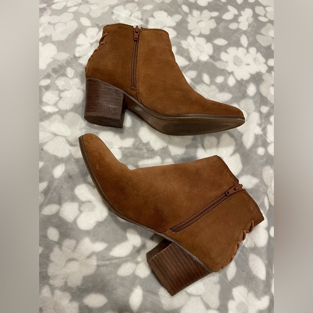 Aldo- Block heel ankle booties